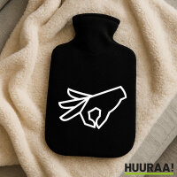 Wärmflasche Reingeguckt Hand