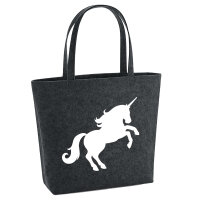 Filzshopper Einhorn Silhouette 22 Liter Filztasche