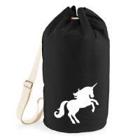 Seesack Einhorn Silhouette 20 Liter Rucksack Black