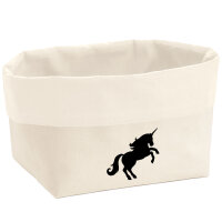 Organizer Einhorn Silhouette Aufbewahrungskorb