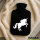 Wärmflasche Einhorn Silhouette