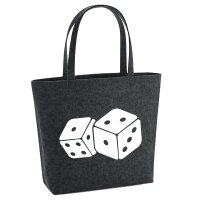 Filzshopper Würfel Dice 22 Liter Filztasche