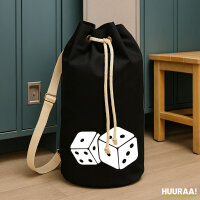 Seesack W&uuml;rfel Dice 20 Liter Black