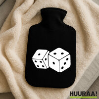 Wärmflasche Würfel Dice
