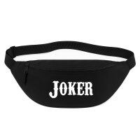 Bauchtasche Joker Schriftzug 2,5 Liter Black Crossbody Bag