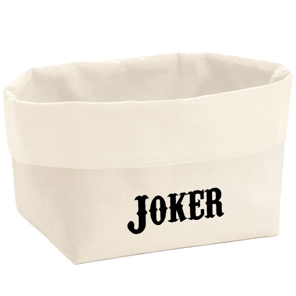 Organizer Joker Schriftzug Aufbewahrungskorb