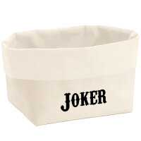 Organizer Joker Schriftzug Aufbewahrungskorb