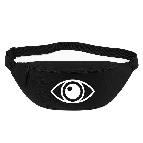 Bauchtasche Auge Eye 2,5 Liter Black Crossbody Bag