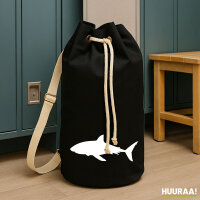 Seesack Hai Silhouette 20 Liter Black