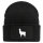 Beanie Lama Silhouette Black Mütze