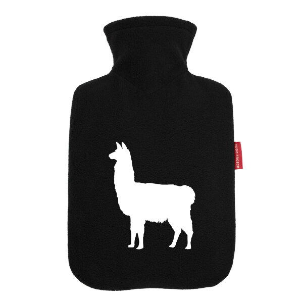 Wärmflasche Lama Silhouette