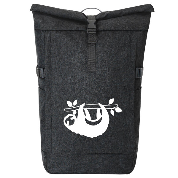 Kurierrucksack Faultier Silhouette 30-44 Liter Black Melange