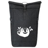 Kurierrucksack Faultier Silhouette 30-44 Liter Black Melange