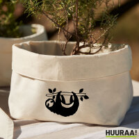 Organizer Faultier Silhouette Aufbewahrungskorb