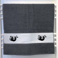 Handtuch Faultier Silhouette 50x100cm