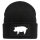 Beanie Schwein Silhouette Black Mütze
