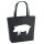 Filzshopper Schwein Silhouette 22 Liter Filztasche