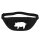 Bauchtasche Schwein Silhouette 2,5 Liter Black Crossbody Bag