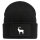 Beanie Hirsch Silhouette Black Mütze