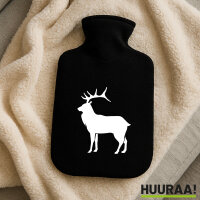 Wärmflasche Hirsch Silhouette