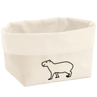 Organizer Capybara Silhouette Aufbewahrungskorb