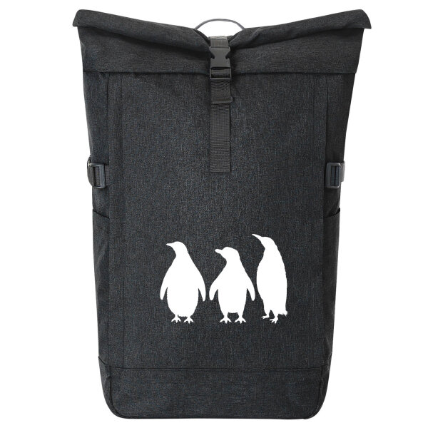 Kurierrucksack Pinguine Silhouette 30-44 Liter Black Melange