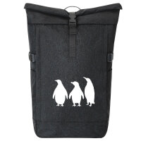 Kurierrucksack Pinguine Silhouette 30-44 Liter Black Melange