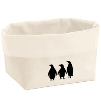 Organizer Pinguine Silhouette Aufbewahrungskorb