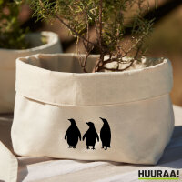 Organizer Pinguine Silhouette Aufbewahrungskorb