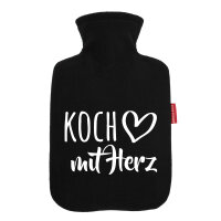 Wärmflasche Koch mit Herz