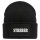 Beanie Streber Schriftzug Black Mütze
