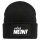 Beanie Einfach Nein Schriftzug Black Mütze