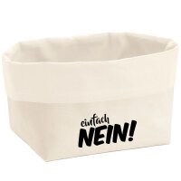 Organizer Einfach Nein Schriftzug Aufbewahrungskorb