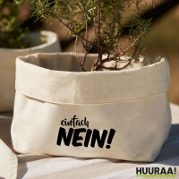 Organizer Einfach Nein Schriftzug Aufbewahrungskorb