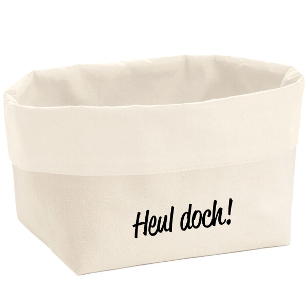 Organizer Heul doch Schriftzug Aufbewahrungskorb