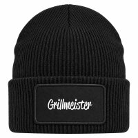 Beanie mit Patch Grillmeister BBQ Black