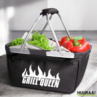 Einkaufskorb faltbar Grill Queen Flammen 20 Liter...