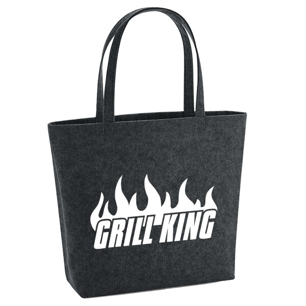Filzshopper Grill King Flammen 22 Liter Filztasche
