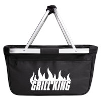 Einkaufskorb faltbar Grill King Flammen 20 Liter...