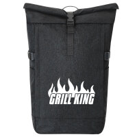 Kurierrucksack Grill King Flammen 30-44 Liter Black Melange