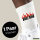 Socken Grill King Flammen Größe 37/46 White Motiv Tennissocken
