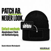 Beanie mit Patch BBQ Queen Flammen Black