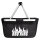 Einkaufskorb faltbar BBQ King Flammen 20 Liter Tragekorb Black