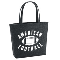 Filzshopper American Football Ball 22 Liter Filztasche