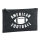 Kulturbeutel American Football Ball 1 Liter Filz Charcoal Kosmetiktasche