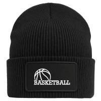 Beanie Basketball Ball Black Mütze