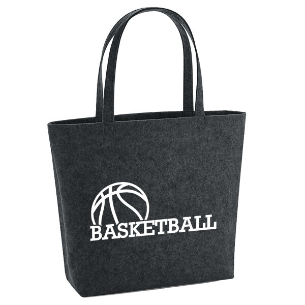 Filzshopper Basketball Ball 22 Liter Filztasche