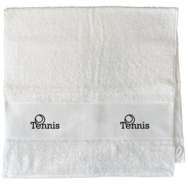 Gäste-Handtuch Tennis Ball 50x100cm White