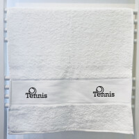 Gäste-Handtuch Tennis Ball 50x100cm White
