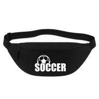 Bauchtasche Soccer Ball 2,5 Liter Black